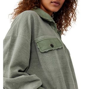 Free People We the Free Ruby Fleece Shirt